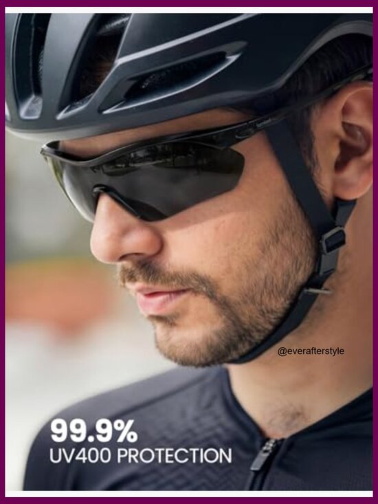 Polarized Sports Sunglasses UV400 Protection Running Cycling Fishing main image 5